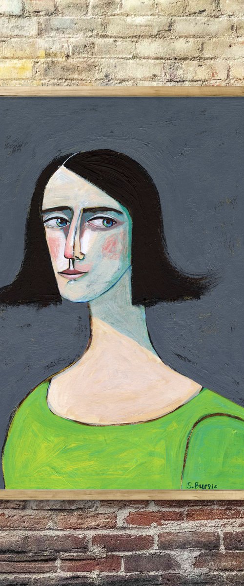 Lady Not Looking Back by Sharyn Bursic