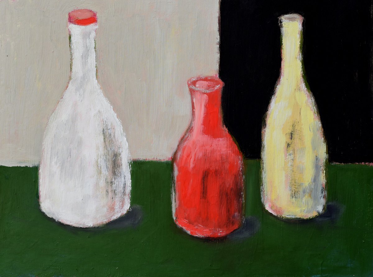 Three bottles by Elena Zapassky