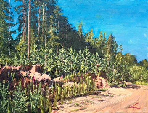 Forest road 4 by Elena Sokolova