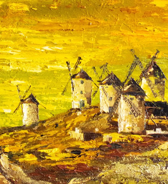 "Molinos de Viento de Consuegra". Spain.