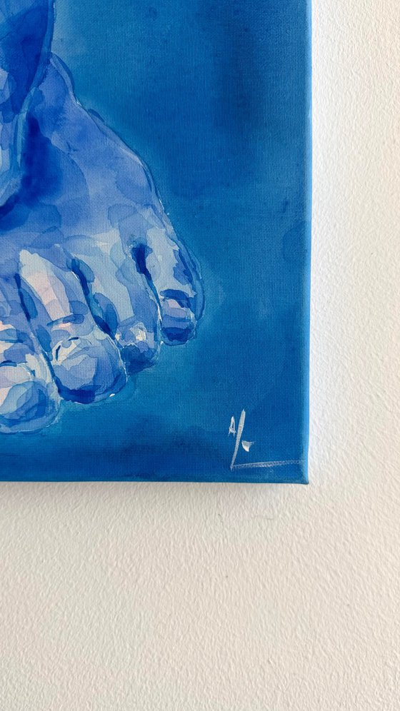 Quiet Blue Feet
