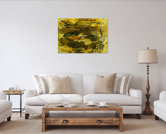 Abstraction in yellow