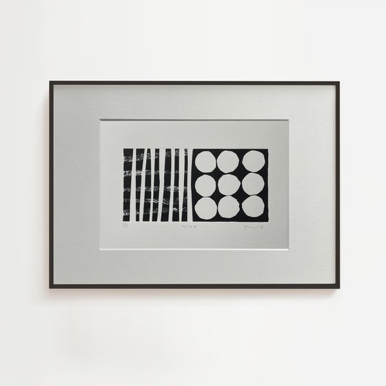 Mono No.4 original abstract monotype