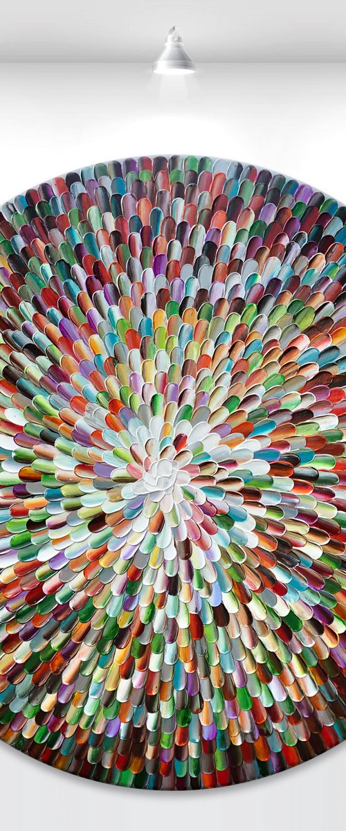 'Terra vivere' - 36x36” by Tatiana Georgieva