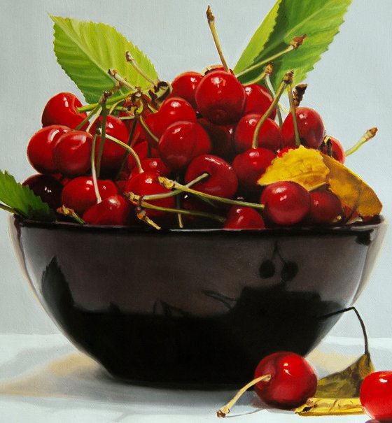 Still Life With Cherries III