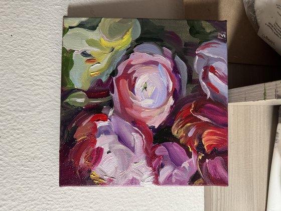 Primroses in the Garden