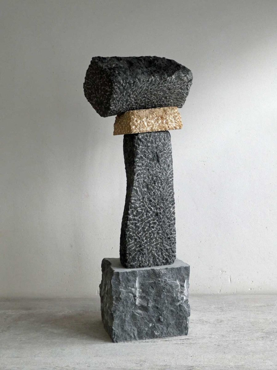 Organic Stone Sculpture , Atlas By Fieke De Roij, 13 X 35, Artwork For Sale On Artfinder