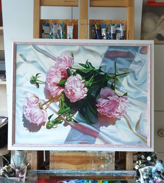 "Flowers harvested at noon."   peonies flower 2020