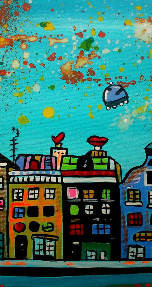 Amsterdam in Space by Maria Luisa  Azzini