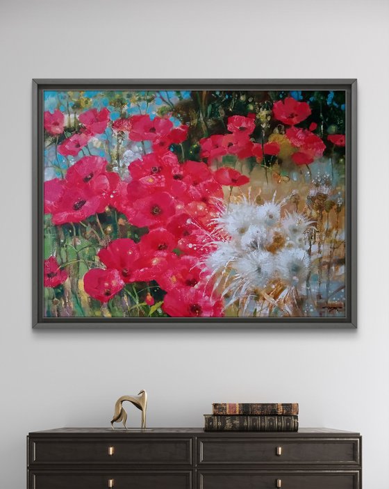 Poppies in the Field