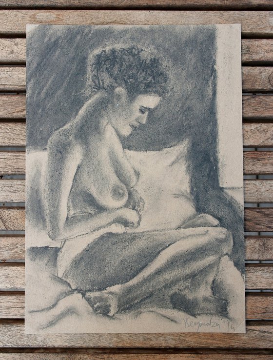 Female Figure 51 Charcoal