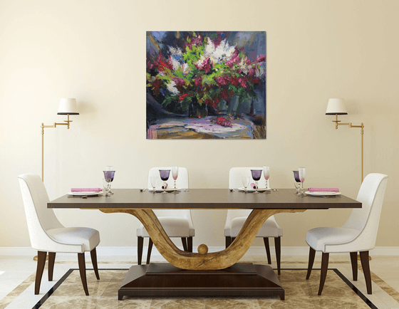 Still life with Lilac in vase