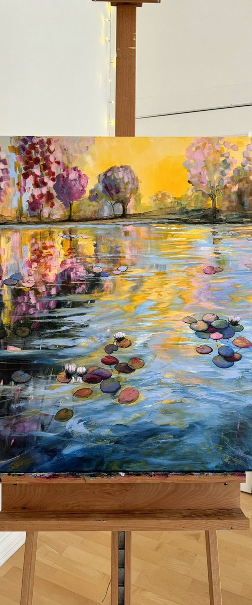 My Love For Water Lilies 8 by Sandra Gebhardt-Hoepfner