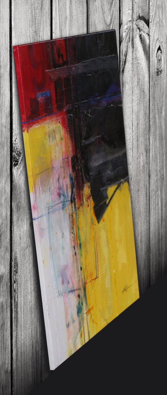 Urban Epilogue  - Large Abstract Painting by Kathy Morton Stanion