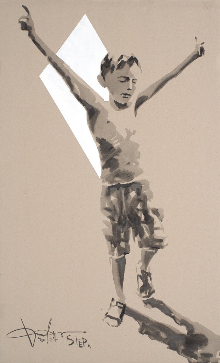 Graphic Ink Drawing , Step By Dmytro Filatov, 28 X 47, Artwork For Sale On Artfinder