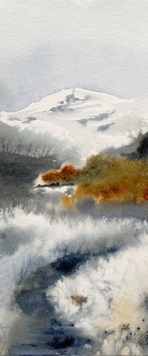 Nordic mountainscape #1 by Eugenia Gorbacheva