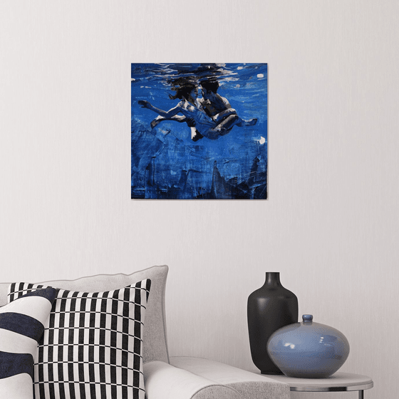 Kiss in Blue