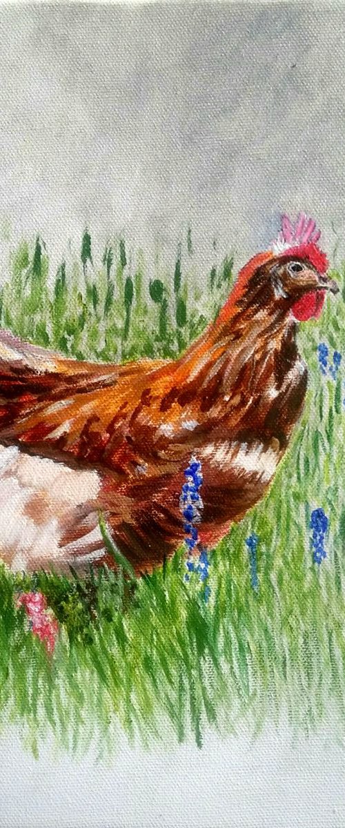 The little red hen by Isabelle Lucas