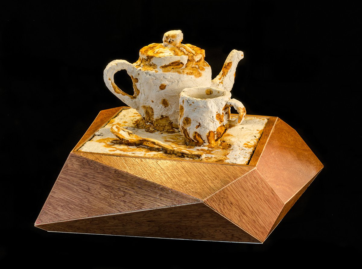 Still life of afternoon tea by Nikolay Marinov