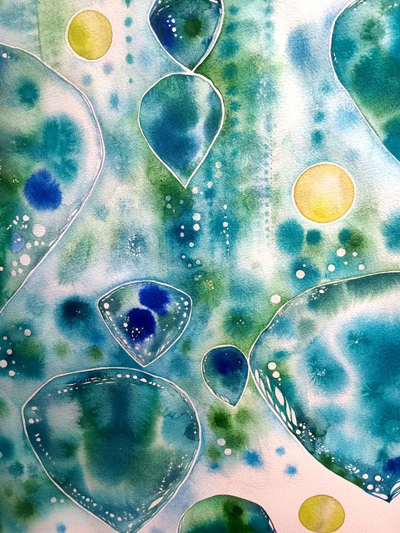 Turquoise motion 3