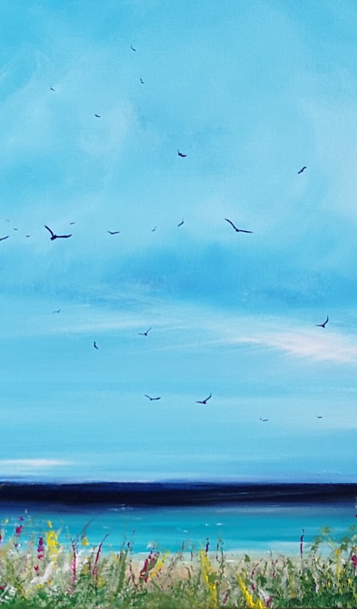A Time to Reflect - Seascape by Mel Graham