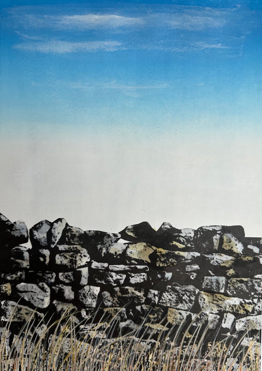 Landscape Limited Edition Print By Diane Mclellan, 11 X 15, A Plain Sky, Original Artwork