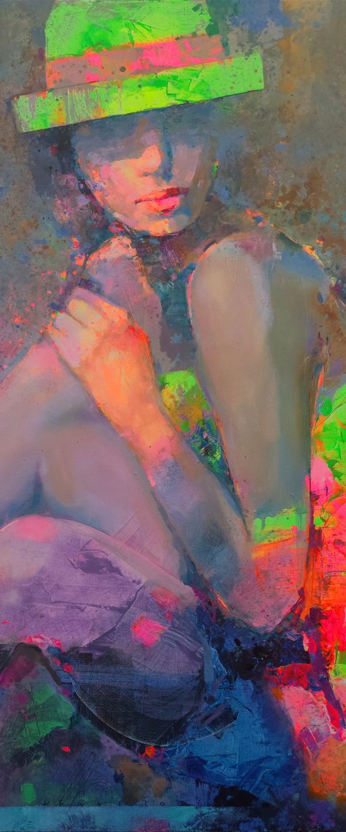 Green Hat by Victor Sheleg