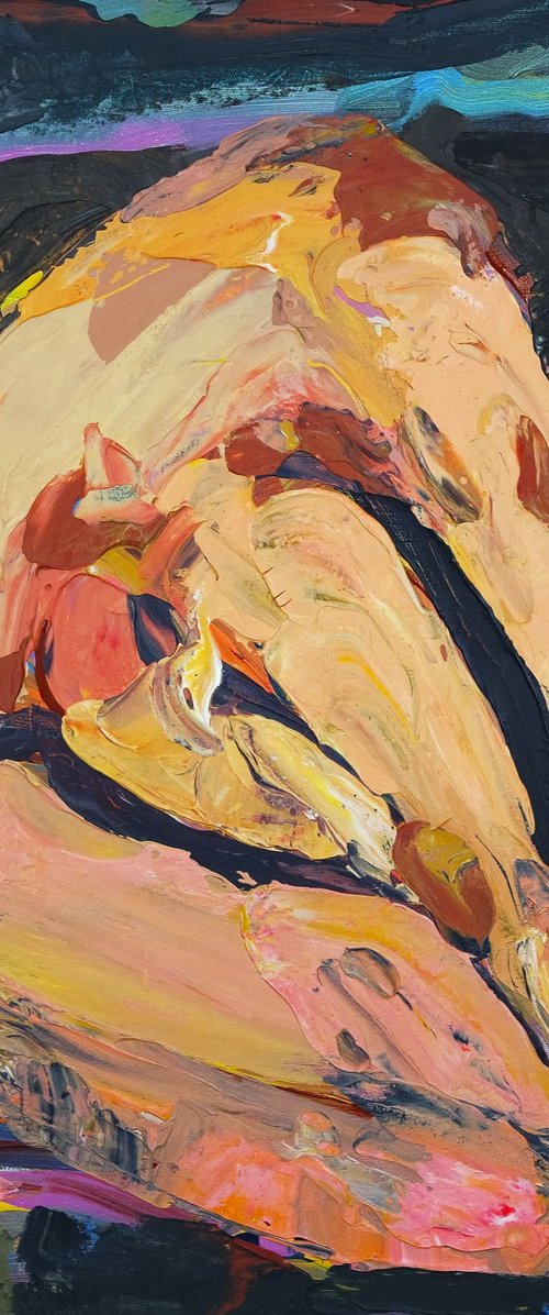 Nude Figures Together in a Box 155 by Eraclis