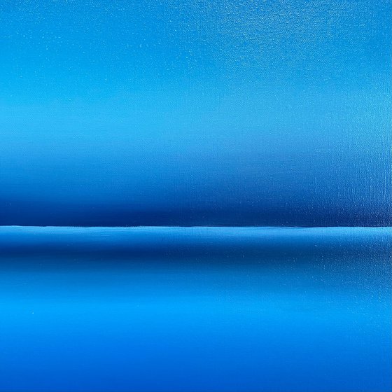 Blue Seascape Serenity - water, ocean