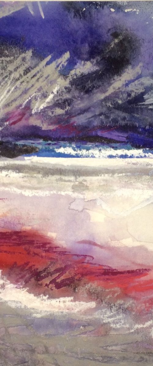 Morning Sea I Abstract Landscape by Gesa Reuter