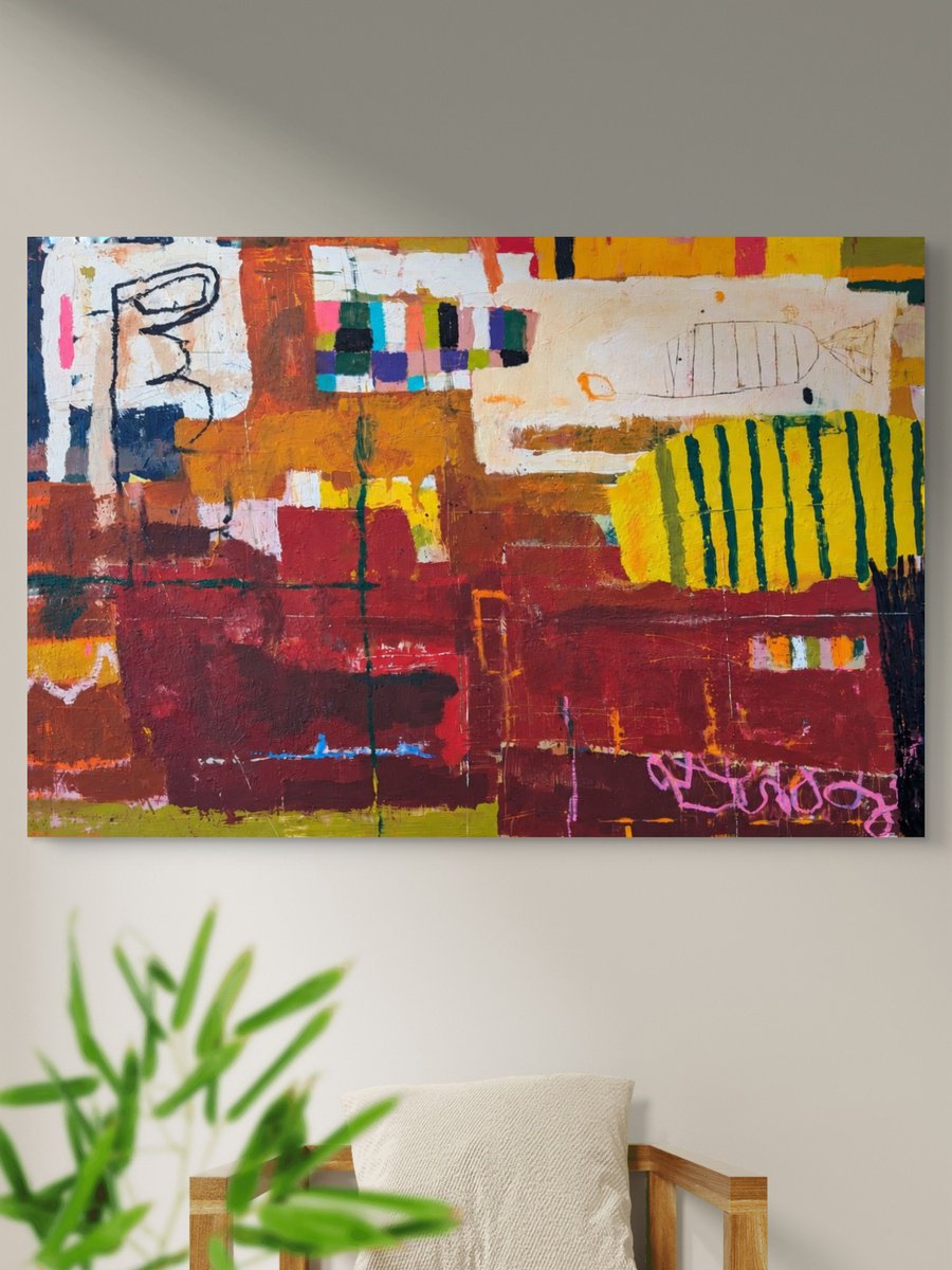 Jenny Furman | Original Painting | Autumn Days | 120 X 80Cm | Artwork For Sale On Artfinder