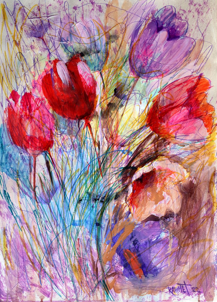 Fantasy with Flowers 33. by Rakhmet Redzhepov