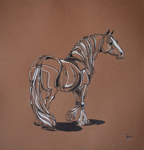 Vladimir heavy draft horse by Fefa Koroleva