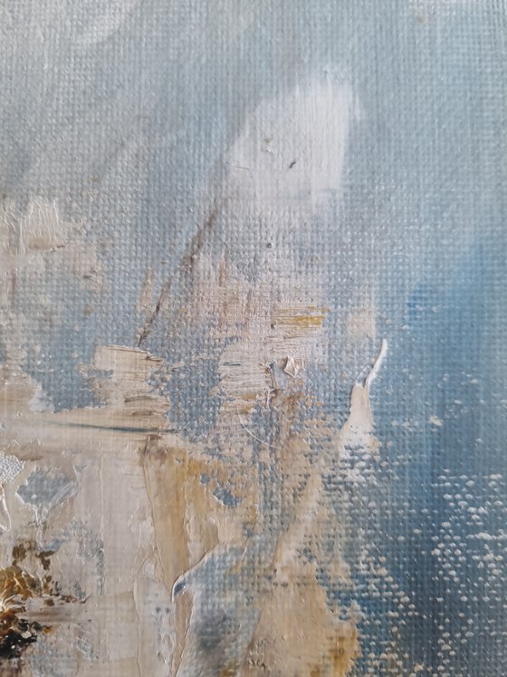 White Drift - Oil on canvas