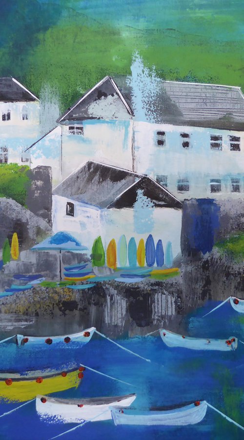 Coverack Summer by Elaine Allender