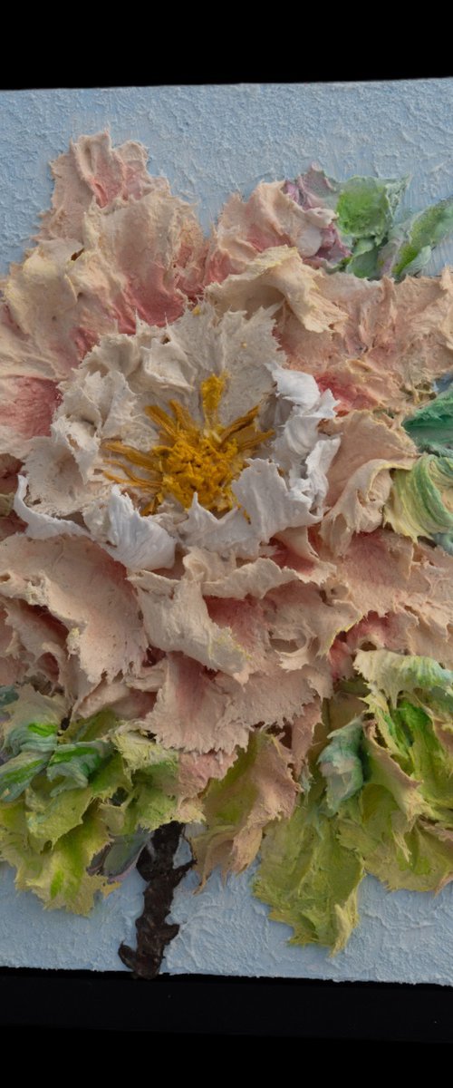 Textured Floral Bloom by Lena Owens