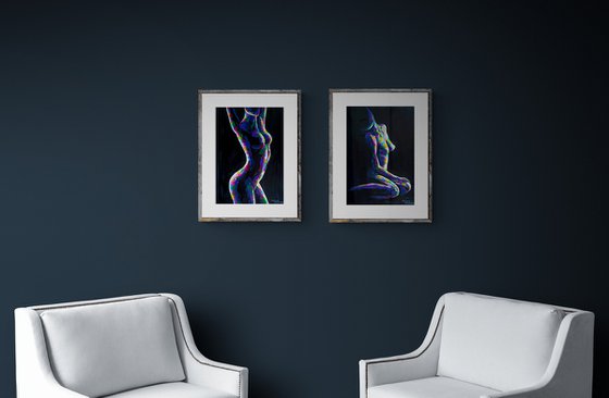 Echoes of the Body. Diptych