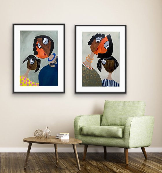 Mummy Dearest (Diptych)