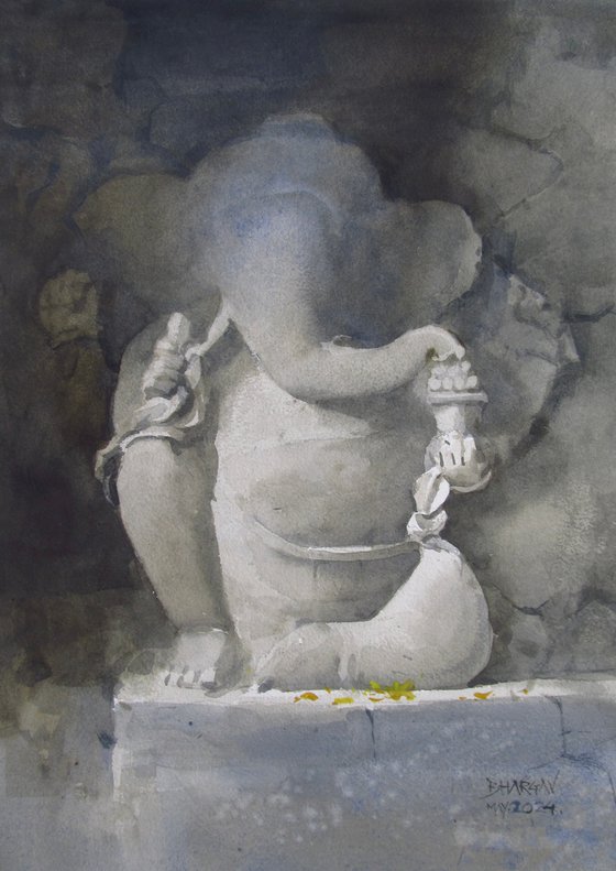 Ganesha, Stone sculpture 2