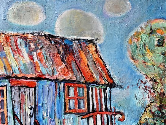 House by the sea.