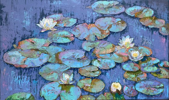 Water lilies.