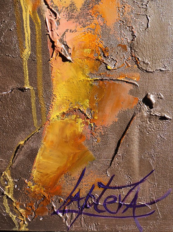 Painting Portrait african woman, abstract portrait girl face, original