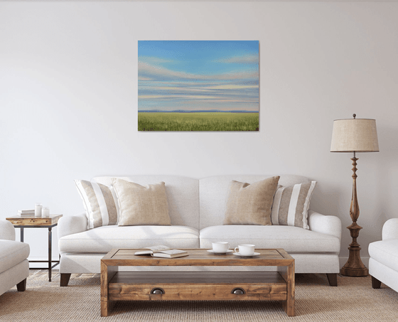 Tranquil Vista - Blue Sky Landscape