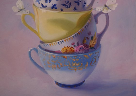 "Cups and butterflies"