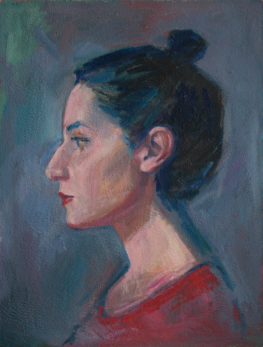 The Portrait of Sister by Anna Khaninyan
