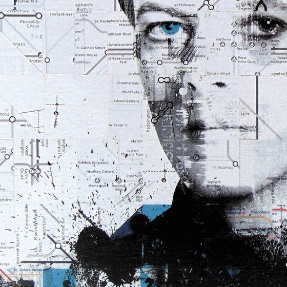 Collage_23_40X40 cm_David Bowie