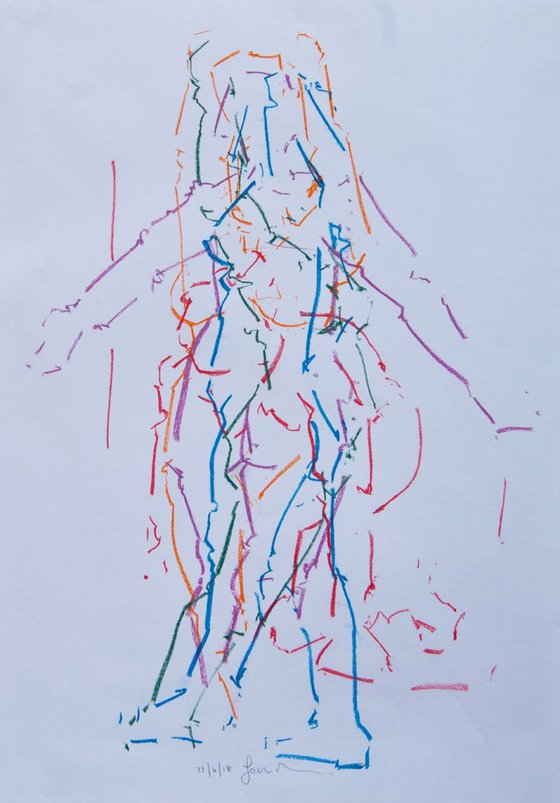 Nude Study of The Female Figure No 320