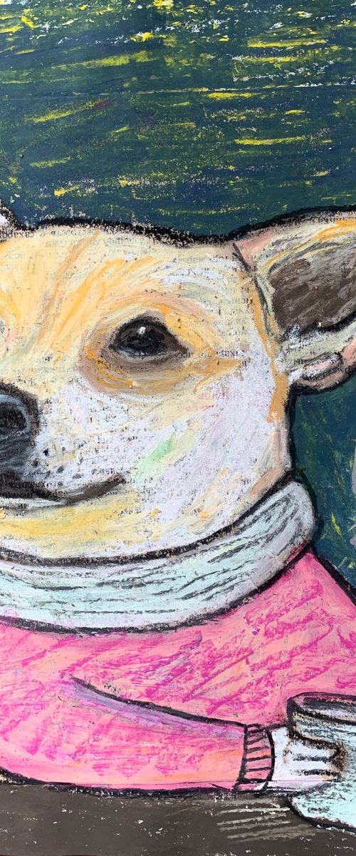 Drinking dog #74 by Pavel Kuragin