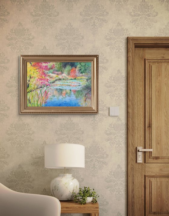 Autumn Reflections on the Pond