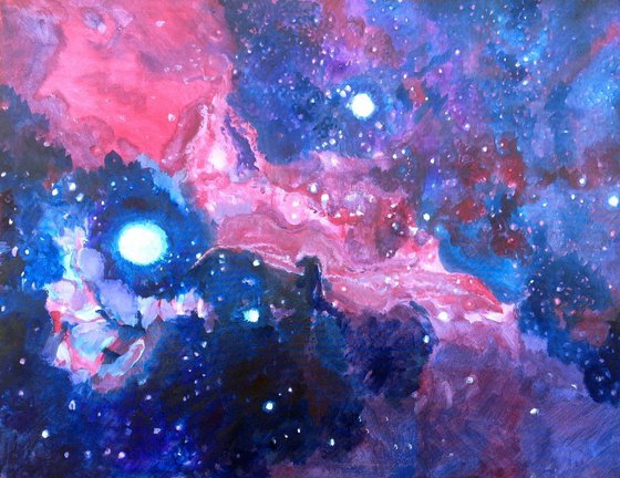 Horsehead Nebula - 100x80 Oil